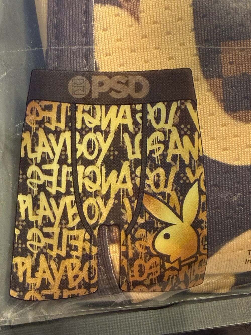 PSD x Playboy PB Graffiti Luxe Men's Boxer Briefs Size XL